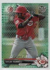 Taylor Trammell [Green Holiday Sweater] #TH-TT Baseball Cards 2017 Topps Holiday Bowman Prices