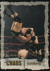 Goldberg [Gold] #9 Wrestling Cards 2004 Fleer WWE Chaos Prices