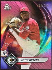 Hunter Greene [Red] #29 Baseball Cards 2022 Bowman Platinum Prices