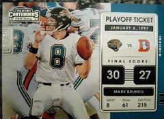 Mark Brunell #PLT-MBR Football Cards 2021 Panini Contenders Playoff Ticket Prices