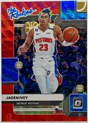 Jaden Ivey [Red Wave] Basketball Cards 2022 Panini Donruss Optic The Rookies Prices