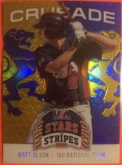 Matt Olson [Crusade Gold] Baseball Cards 2015 Panini USA Stars & Stripes Prices
