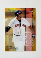 David Ortiz [Gold Refractor] #32 Baseball Cards 2016 Topps Finest Prices