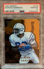 Marvin Harrison Football Cards 1997 Zenith Prices