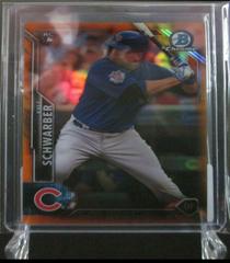 Kyle Schwarber [Orange Refractor] #31 Baseball Cards 2016 Bowman Chrome Prices