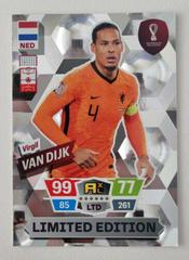 Virgil Van Dijk Soccer Cards 2022 Panini Adrenalyn XL FIFA World Cup Qatar Limited Edition Prices
