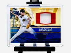 Luis Castillo [Red] #ASSC-LC Baseball Cards 2022 Topps Update All Star Stitches Relics Prices