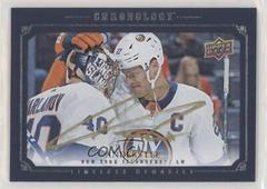 Anders Lee [Green] #CA-AL Hockey Cards 2019 Upper Deck Chronology Canvas Autograph Prices