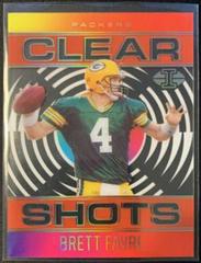 Brett Favre [Red] Football Cards 2021 Panini Illusions Clear Shots Prices