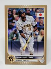 Lorenzo Cain [Gold] Baseball Cards 2022 Topps Japan Edition Prices