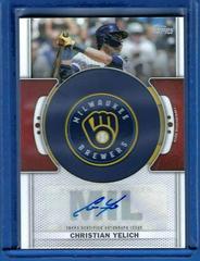 Christian Yelich #TLPA-CY Baseball Cards 2023 Topps Team Logo Patch Autographs Prices