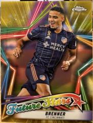 Brenner [Gold] Soccer Cards 2022 Topps Chrome MLS Future Stars Prices