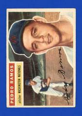 Pedro Ramos [White Back] #49 Baseball Cards 1956 Topps Prices