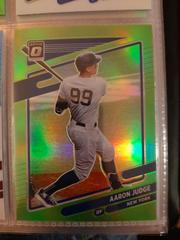 Aaron Judge [Green] #184 Baseball Cards 2021 Panini Donruss Optic Prices