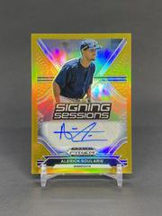 Alerick Soularie [Gold Prizm] #SS-AS Baseball Cards 2021 Panini Prizm Draft Picks Signing Sessions Autographs Prices