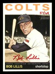 Bob Lillis [Red Ink] Baseball Cards 2013 Topps Heritage Real One Autographs Prices