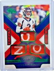 Patrick Surtain II [Green] #PT-PS Football Cards 2023 Panini Plates and Patches Patch Trio Prices