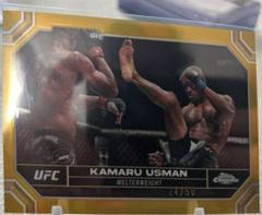 Kamaru Usman [Gold Refractor] #108 Ufc Cards 2024 Topps Chrome UFC Prices