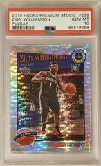 Zion Williamson [Pulsar] Basketball Cards 2019 Panini Hoops Premium Stock Prices