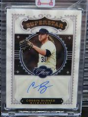 Corbin Burnes [Gold] #SS-CB Baseball Cards 2022 Panini Three and Two Superstar Signatures Prices
