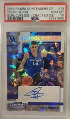 Tyler Herro [Variation 2 Autograph Cracked Ice] Basketball Cards 2019 Panini Contenders Draft Picks Prices