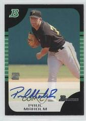 Paul Maholm #163 Baseball Cards 2005 Bowman Prices