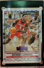 Anthony Edwards [Blue] #SS-2 Basketball Cards 2020 Panini Contenders Draft Picks Front Row Seat Prices