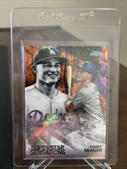 Corey Seager [Orange Refractor] #SS-5 Baseball Cards 2018 Topps Chrome Superstar Sensations Prices