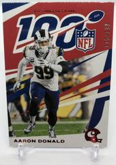 Aaron Donald [Red] #54 Football Cards 2019 Panini Chronicles Prices