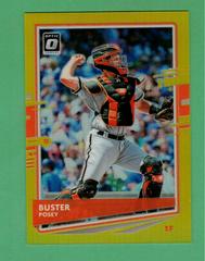 Buster Posey [Gold] #2 Baseball Cards 2020 Panini Donruss Optic Prices
