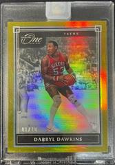 Darryl Dawkins [Gold] Basketball Cards 2019 Panini One and One Prices