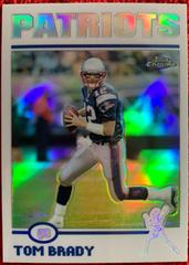 Tom Brady [Refractor] Football Cards 2004 Topps Chrome Prices