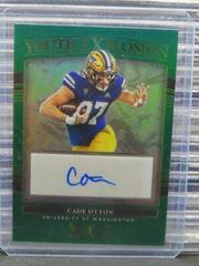 Cade Otton [Green] #YE-COT Football Cards 2022 Panini Select Draft Picks Youth Explosion Signatures Prices