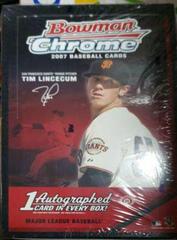 Hobby Box Baseball Cards 2007 Bowman Chrome Prices