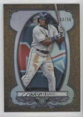 Wander Franco [Gold] Baseball Cards 2019 Bowman Sterling Continuity Prices