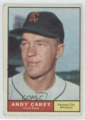 Andy Carey #518 Baseball Cards 1961 Topps Prices