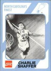 Charlie Shaffer #163 Basketball Cards 1989 Collegiate Collection North Carolina Prices