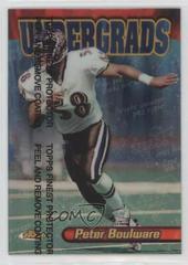 Peter Boulware [ [Refractor]] #U5 Football Cards 1998 Topps Finest Undergrads Prices