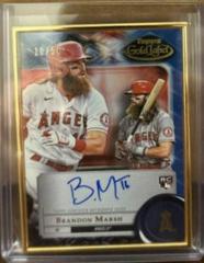Brandon Marsh [Blue] Baseball Cards 2022 Topps Gold Label Framed Autographs Prices