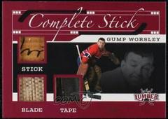 Gump Worsley [Red] Hockey Cards 2021 Leaf Lumber Complete Stick Prices