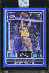 Scotty Pippen Jr. [Blue] #104 Basketball Cards 2022 Panini One and One Prices