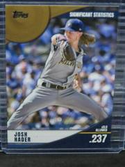 Josh Hader [Gold] #SS-22 Baseball Cards 2022 Topps Significant Statistics Prices