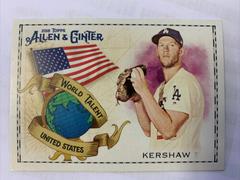 Clayton Kershaw #WT-48 Baseball Cards 2018 Topps Allen & Ginter World Talent Prices