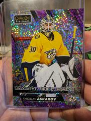 Yaroslav Askarov [Violet Pixel] #P-YA Hockey Cards 2023 O-Pee-Chee Platinum Preview Prices