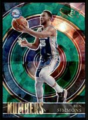 Ben Simmons [Green] #29 Basketball Cards 2020 Panini Select Numbers Prices