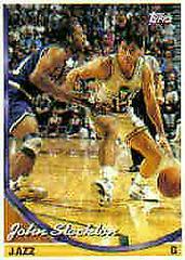 John Stockton Basketball Cards 1993 Topps Prices
