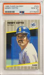 Henry Cotto #545 Baseball Cards 1989 Fleer Glossy Prices