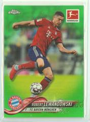 Robert Lewandowski [Green Refractor] Soccer Cards 2018 Topps Chrome Bundesliga Prices