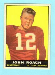 John Roach Football Cards 1961 Topps Prices