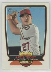 Mike Trout #AW-6 Baseball Cards 2017 Topps Heritage Award Winners Prices